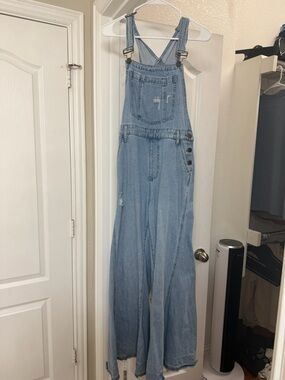 Show Me Your MuMu San Francisco Denim Overalls Sz SMALL
